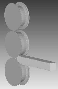 Изображение модели в программном комплексе Deform – 3D